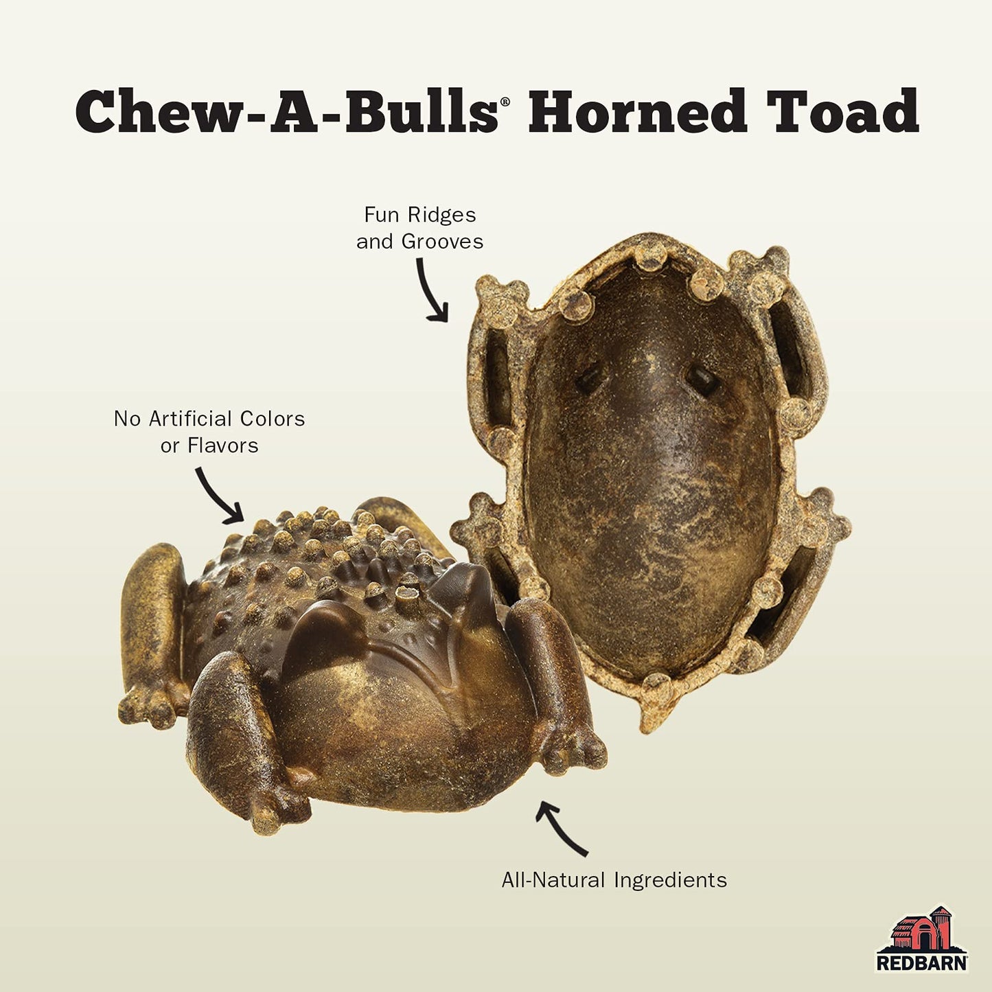 Redbarn Chew - A - Bulls (Size: Medium, Shape: Toad, 12 - Count (Pack of 1))