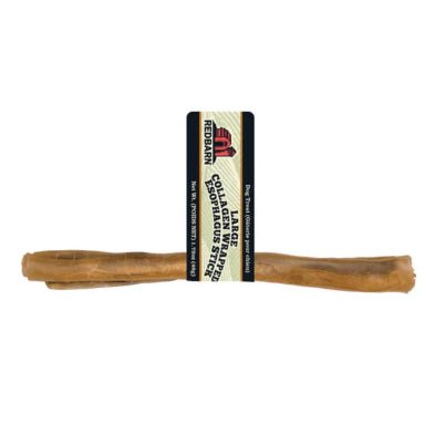 Redbarn large collagen wrapped esophagus stick
