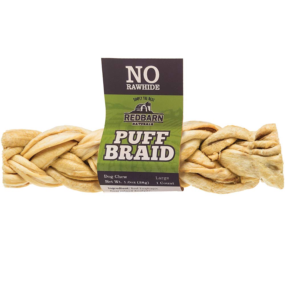 Redbarn Puff Braid Large Dog Treat (Pack of 1)