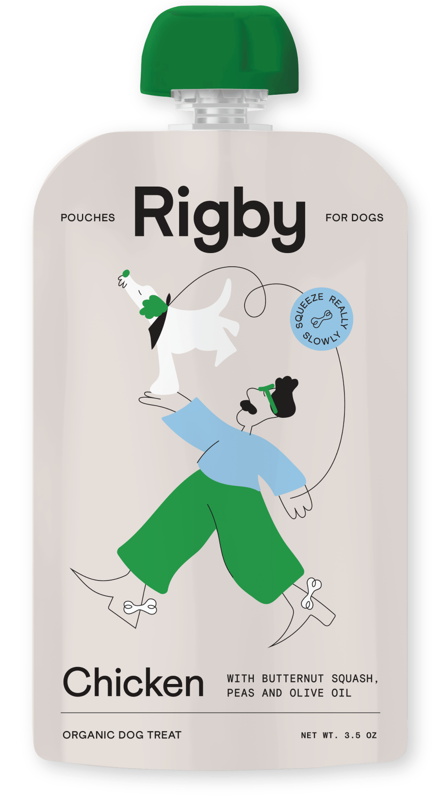 Rigby chicken pouch for dogs