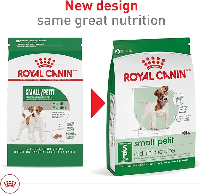 Royal Canin Size Health Nutrition Small Adult Dry Dog Food, 4 lbs