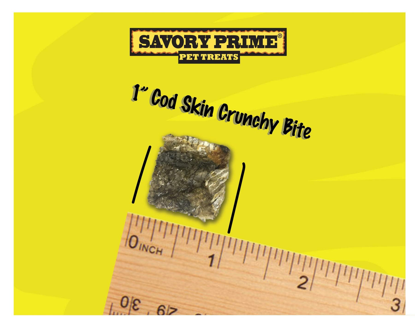 Savory Prime Cod Skin Crunchy Bites, 4 - Ounce (61004)