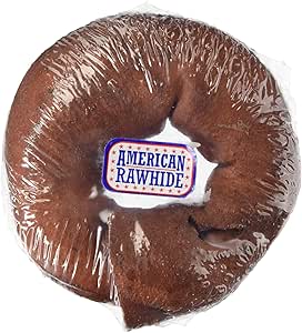 Savory prime rawhide donut dog treat