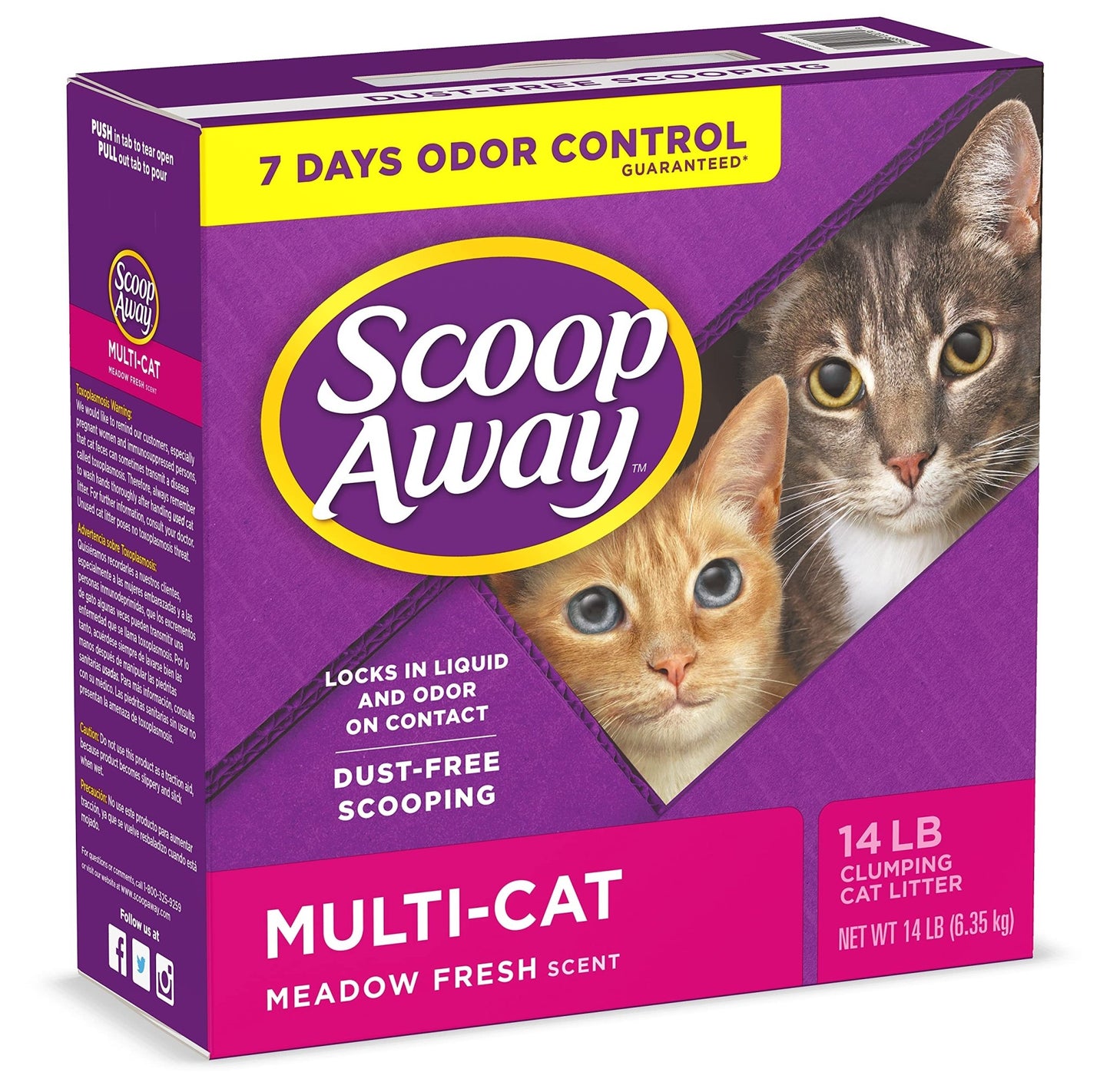 Scoop Away Multi - Cat, Scented Litter - 14 Lb