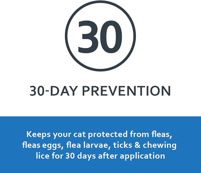 Sentry Fiproguard for Cats, Flea and Tick Prevention for Cats (1.5 Pounds and Over), Includes 3 Month Supply of Topical