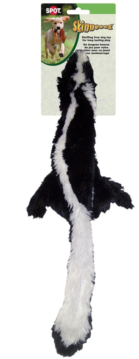 SKINNEEEZ SKUNK DOG TOY