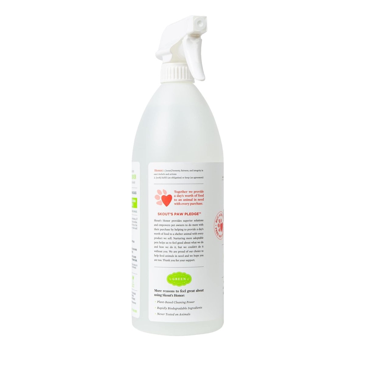 Skoutâ€s Honor Professional Strength Stain and Odor Remover - Laundry Safe - 35 oz - Trigger Spray Bottle