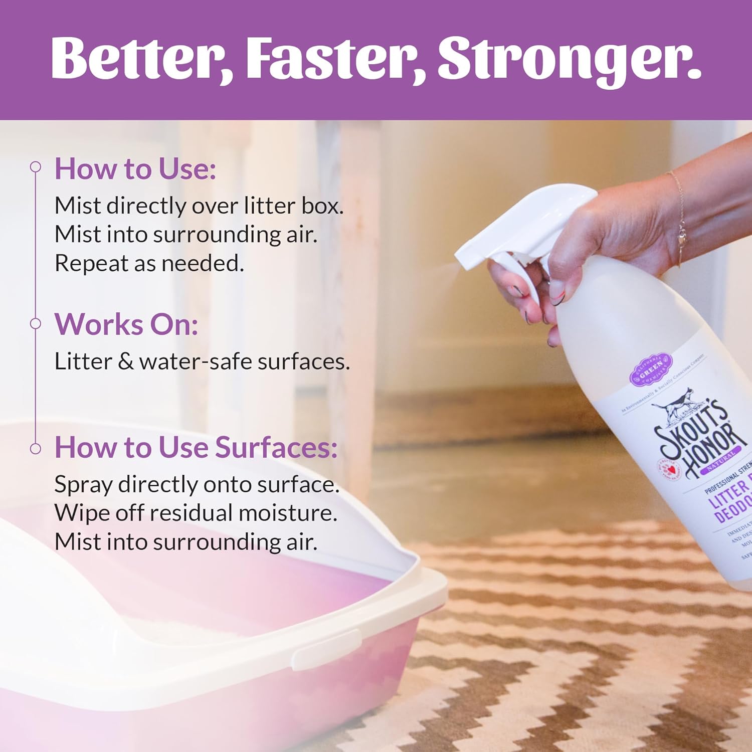 Skouts honor litter box deodorizer 35 oz