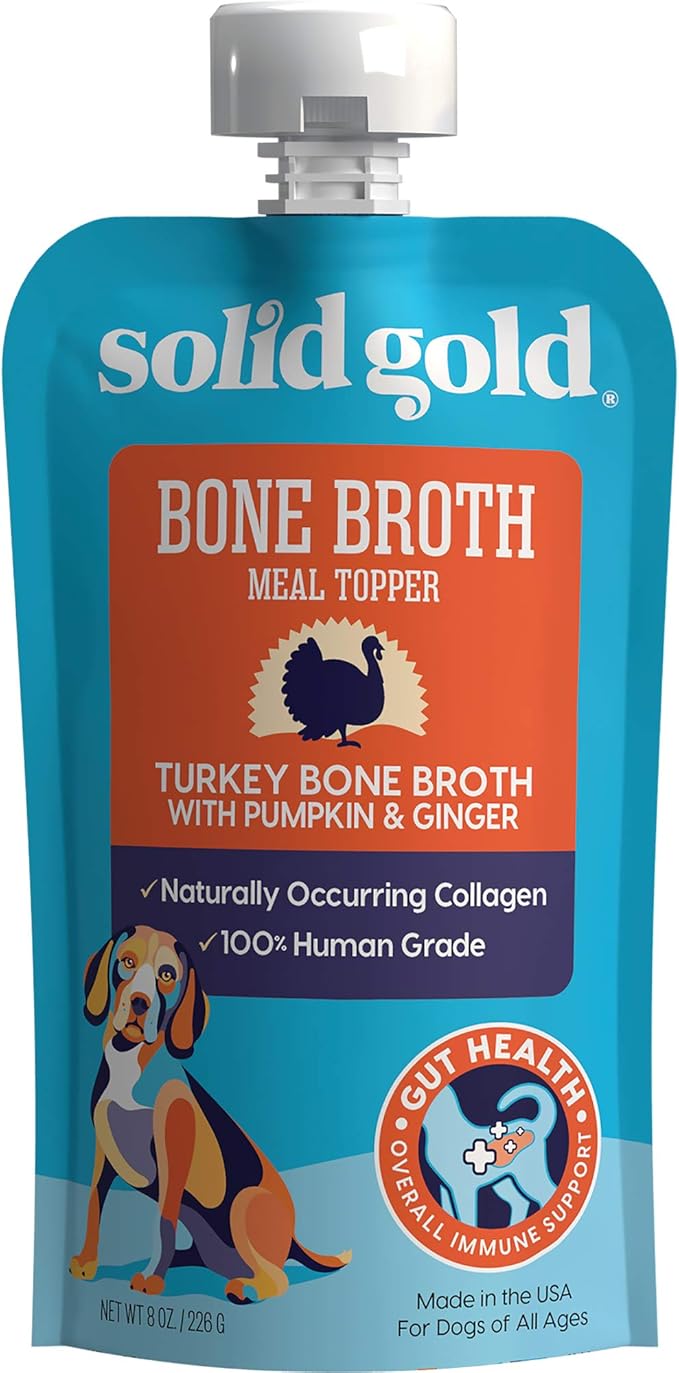 Solid Gold Bone Broth Turkey Bone Broth with Pumpkin and Ginger