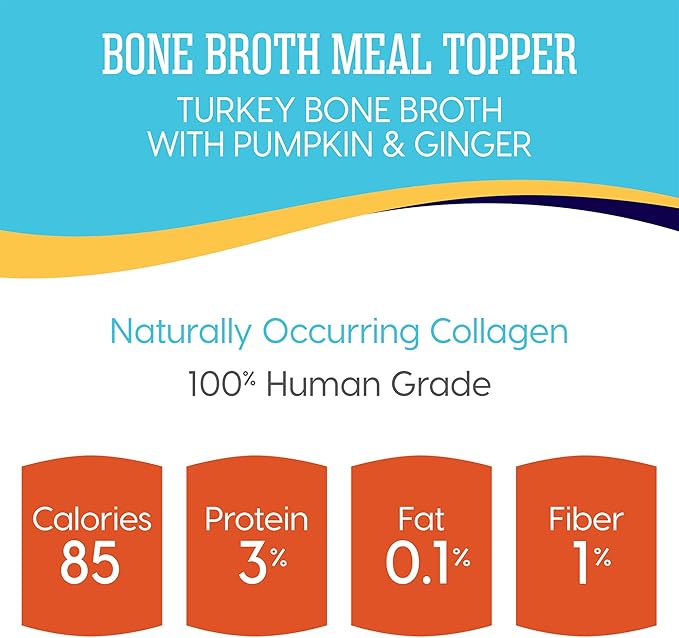 Solid Gold Bone Broth Turkey Bone Broth with Pumpkin and Ginger