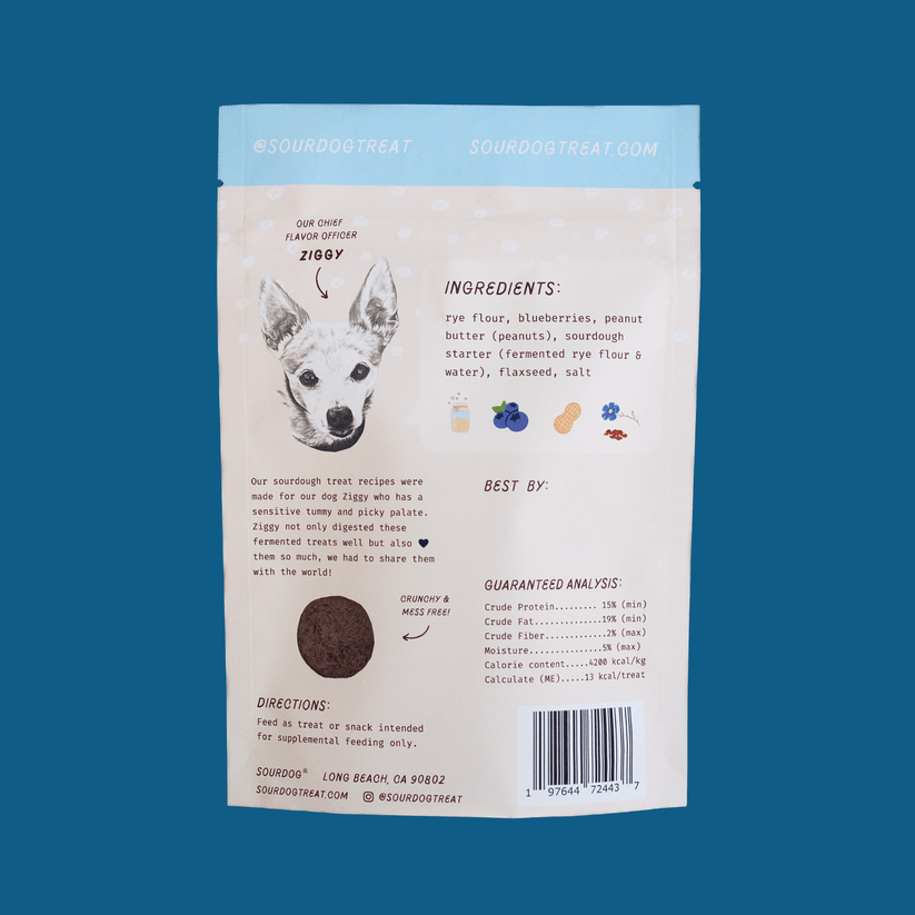 Sour dog berry blessed blueberry dog treats