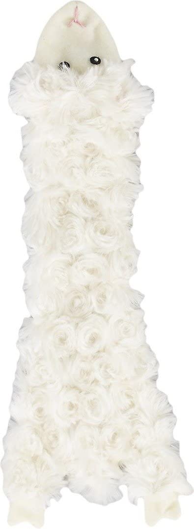 SPOT by Ethical Products Skinneeez Crinklers The Stuffless Crinkle Dog Toy with Squeaker For All Dogs Tug - Of - War Toy For Small and Large Breeds Squeak Toy for Dogs - Lamb - Small