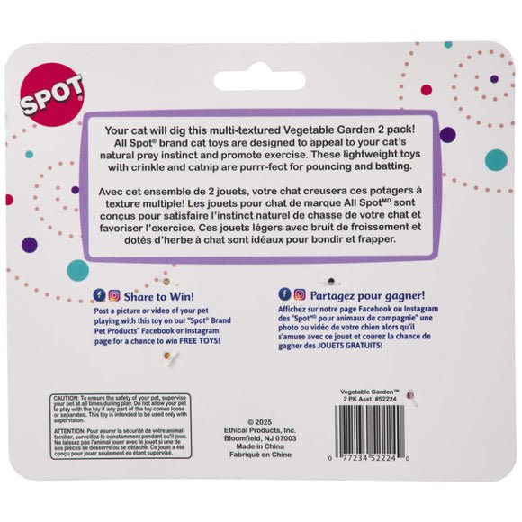 Spot vegetable garden plush cat toy