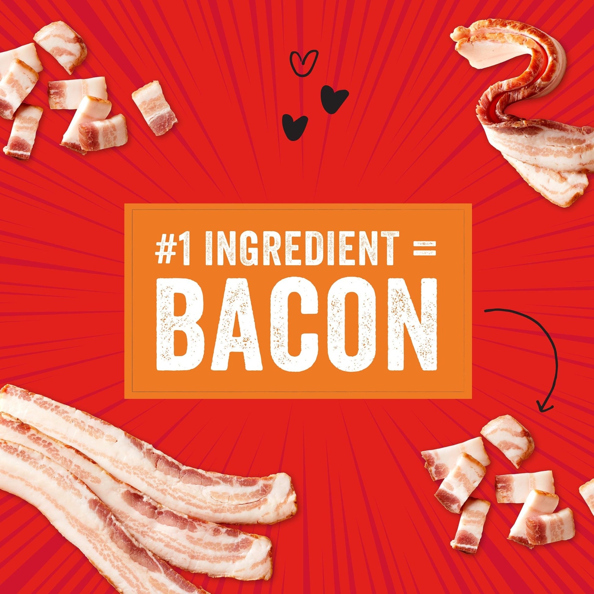 Stella & Chewy's Crav'n Bac'n Dog Treats Bacon & Beef Recipe, 8.25 oz. Bag
