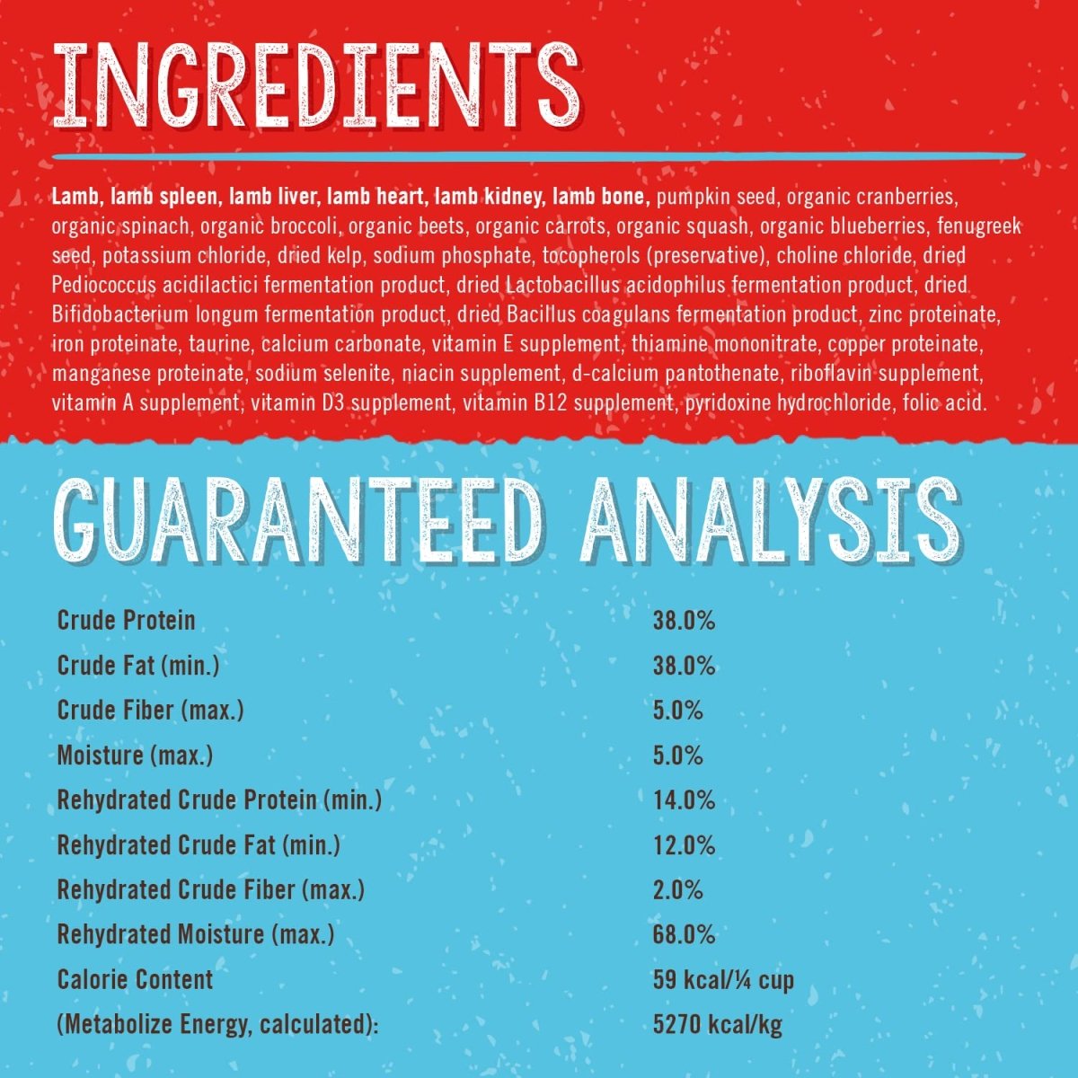 Stella & Chewy's Freeze Dried Raw Dandy Lamb Meal Mixer – Dog Food Topper for Small & Large Breeds – Grain Free, Protein Rich Recipe – 3.5 oz Bag