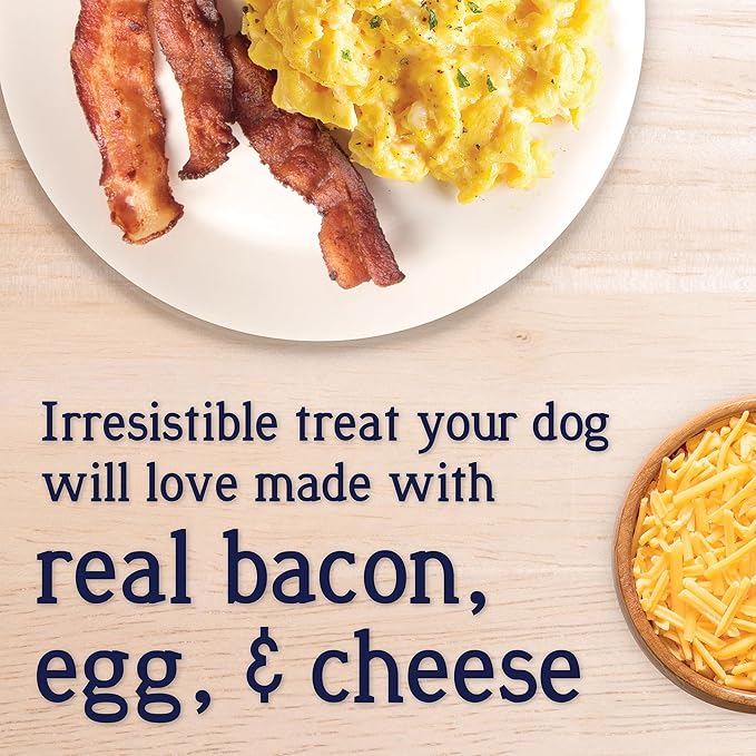 Stewart pops bacon and cheese and egg recipe 2.8 oz dog treats