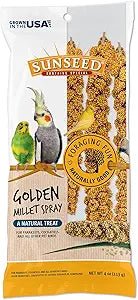Sunseed golden millet spray 4oz bird treat