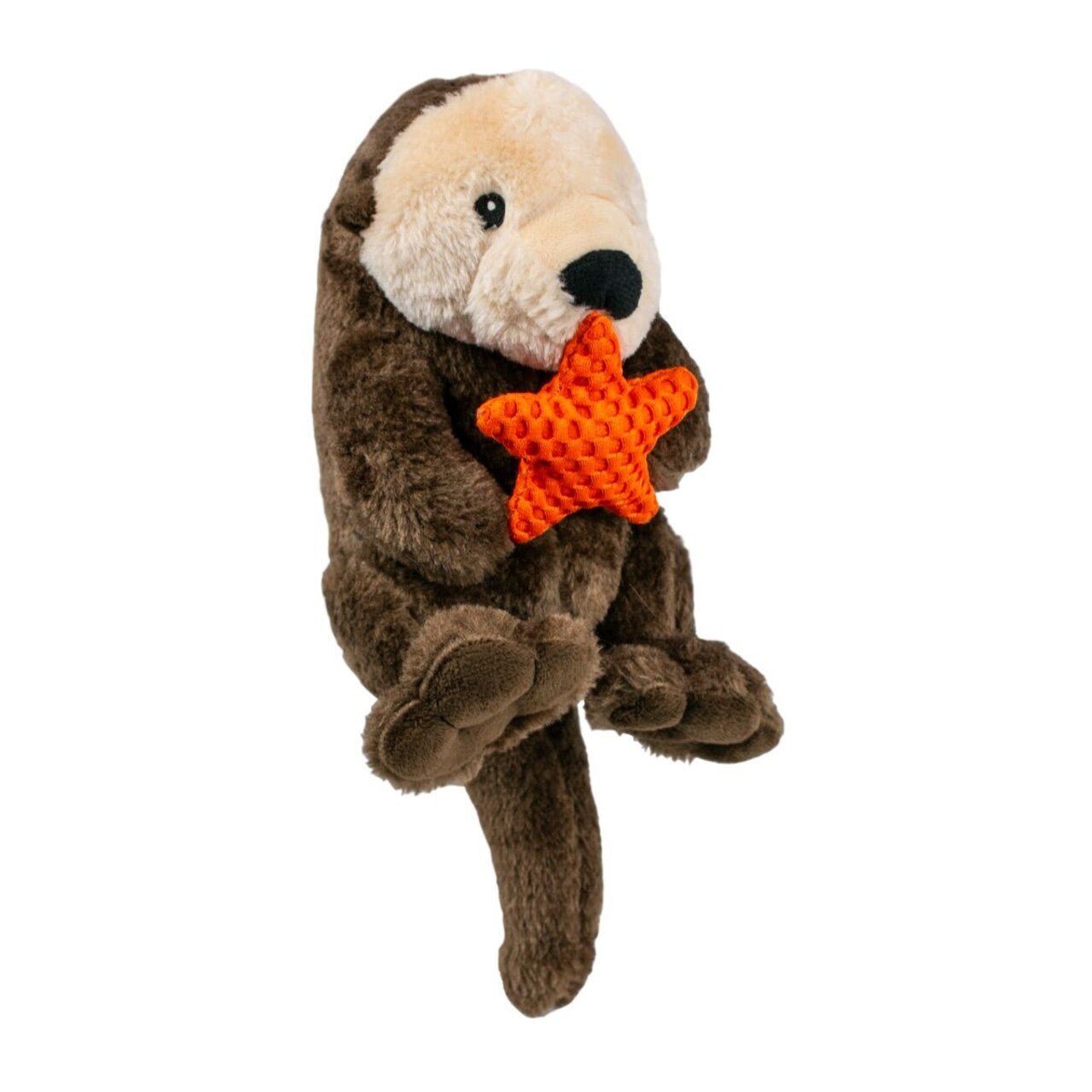 Tall Tails Otter With Squeaker & Rope | Plush Dog Toy - 13 inch