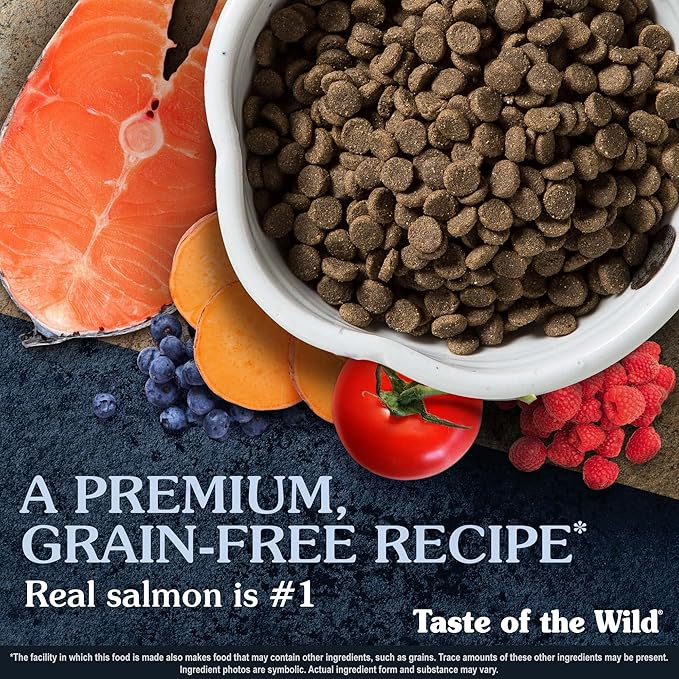 Taste of the wild pacific stream 14lbs dry dog food kibble