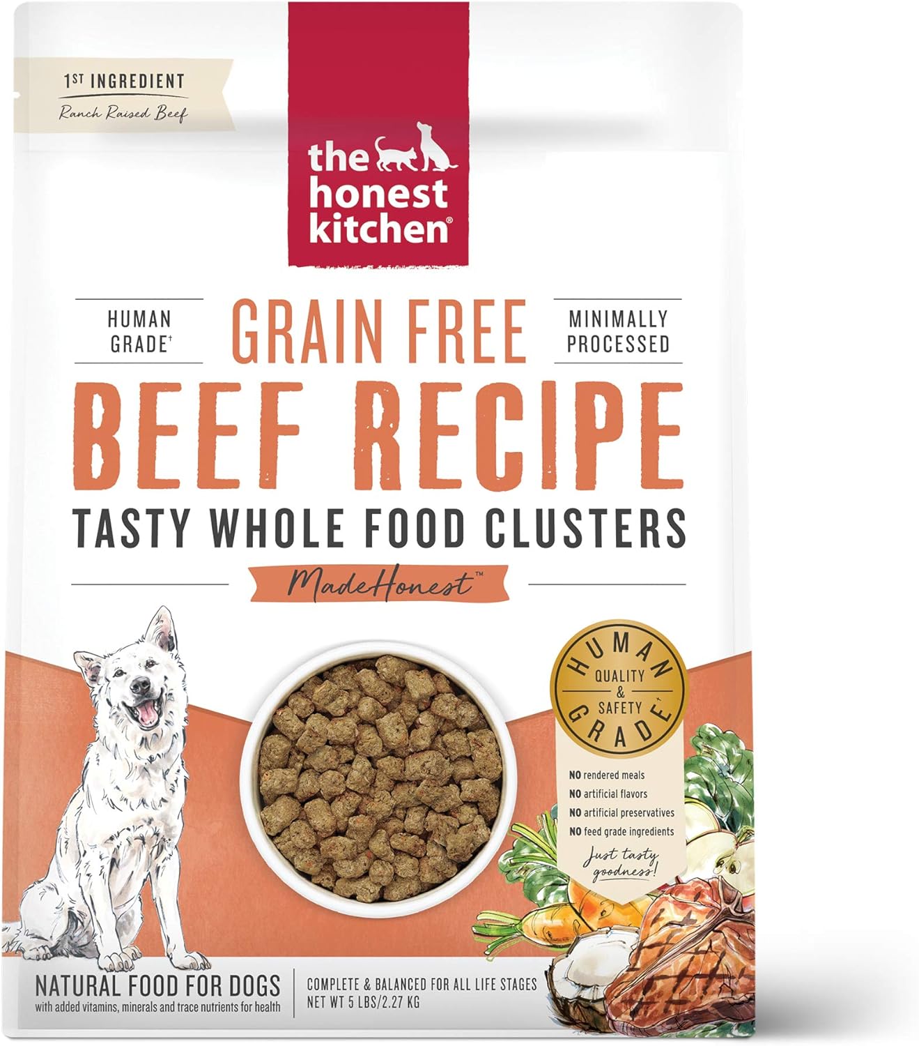 The Honest Kitchen Grain Free Beef Recipe Tasty Whole Food Clusters