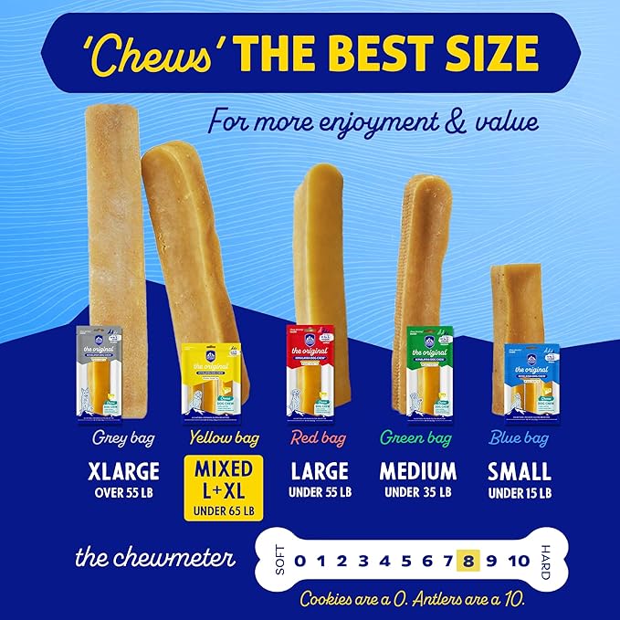 The original Himalayan dog chew extra large cheese