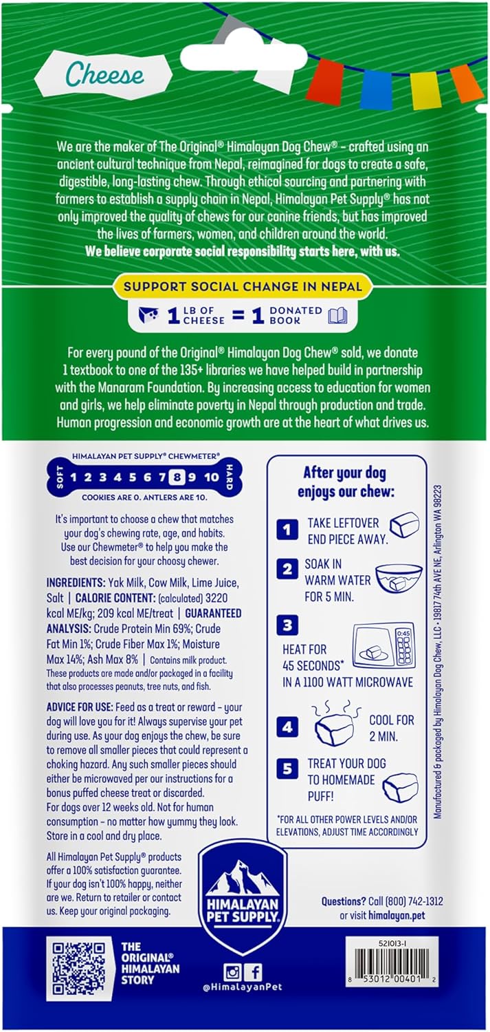 The original Himalayan dog chew medium cheese