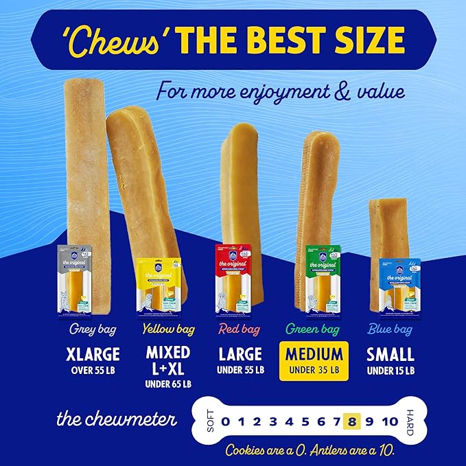 The original Himalayan dog chew medium cheese