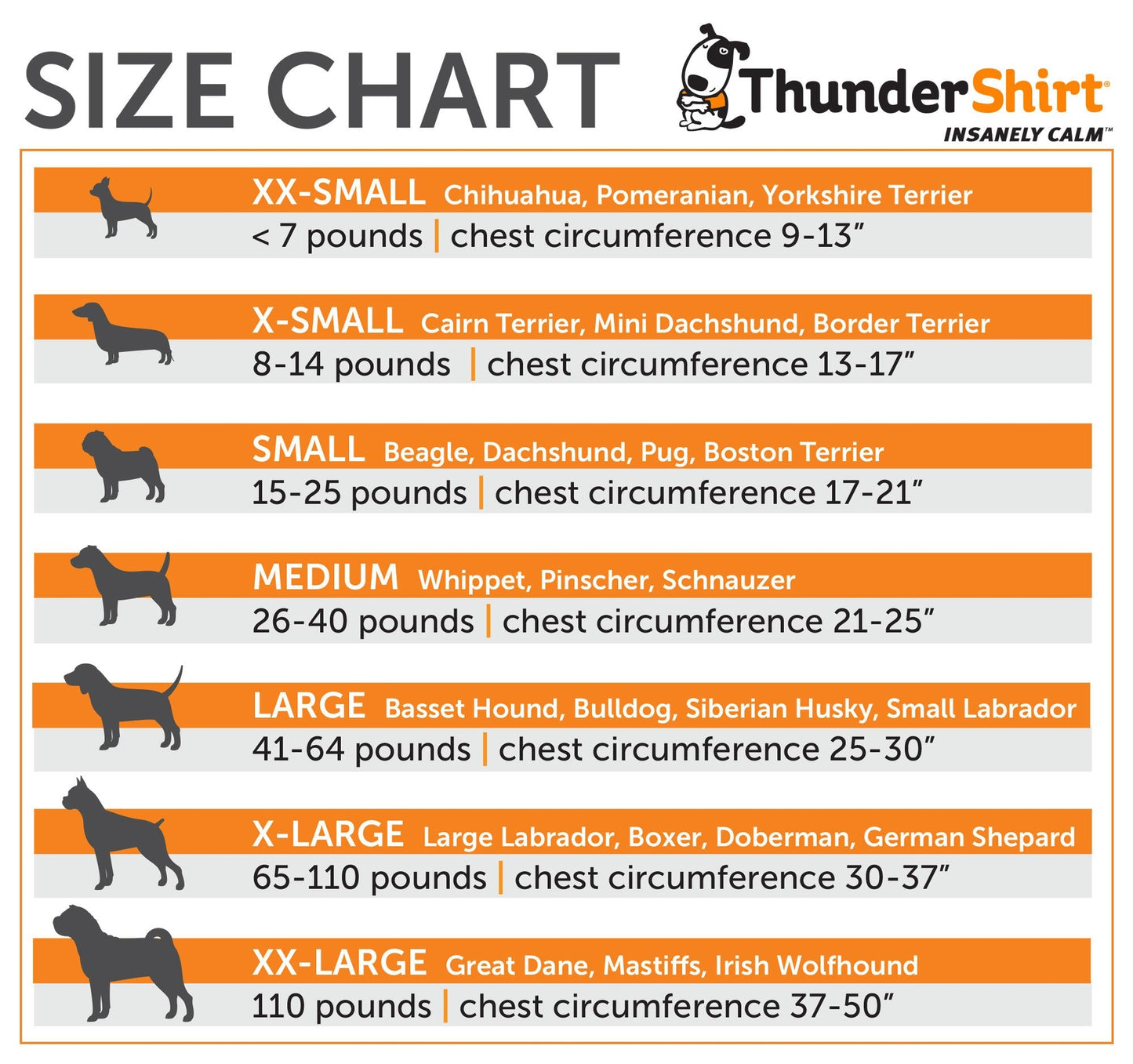 Thundershirt Dogs Clothing Thundershirt Dog Anxiety Jacket, Platinum, Large