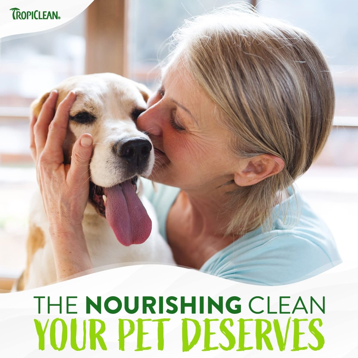 TropiClean Aloe & Coconut Deodorizing Dog Shampoo for Smelly Dogs - Odor Control Shampoo for Stinky Dogs - Natural Pet Shampoo Derived from Natural Ingredients - 20 oz