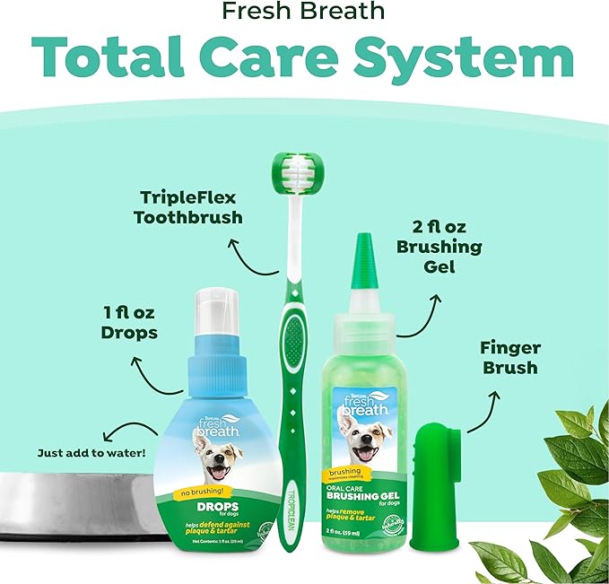 Tropiclean fresh breath small medium total care system