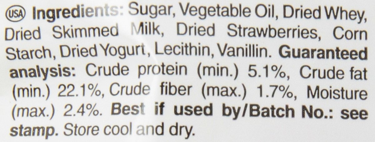 Vitakraft Drops Strawberry Yogurt Pink Hamster Treat - 5.3 Ounce
