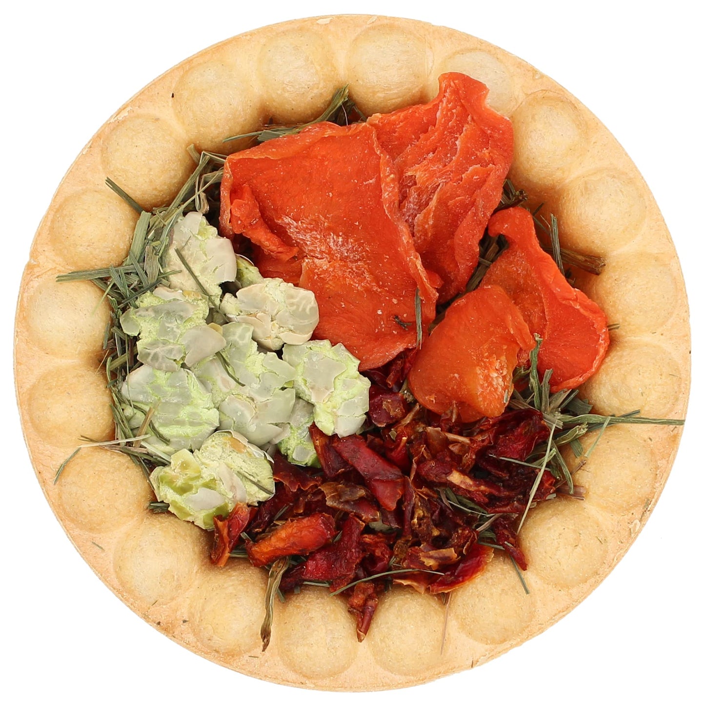 Vitakraft Veggie & Fruity Pie Treat For Pet Rabbits, Guinea Pigs, And Hamsters, 2 Pies,Brown,24" X 50", 1.27 Ounce