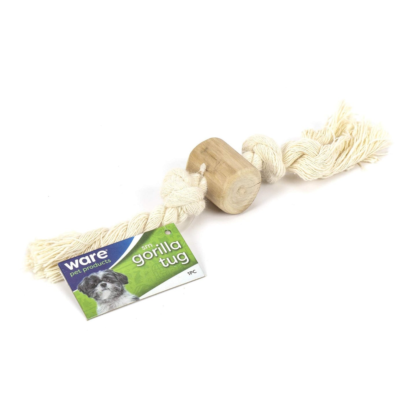 Ware Gorilla Tug Rope | Wood Toy For Dogs - Small
