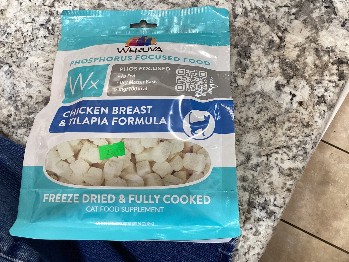 Weruva chicken breast and tilapia formula cat food supplement