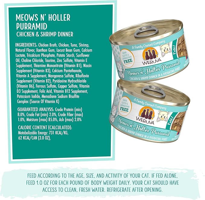 Weruva meows’n holler chicken and shrimp