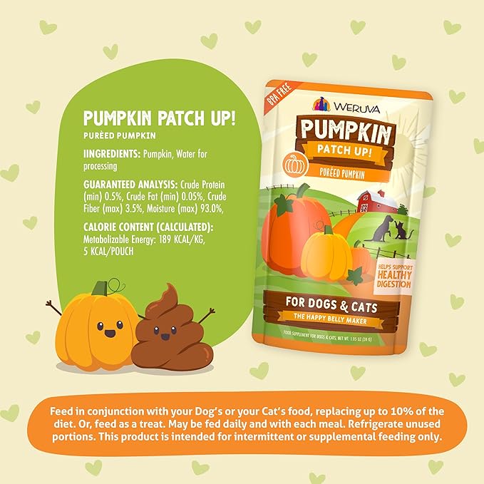Weruva pumpkin patch up puréed pumpkin 12 count