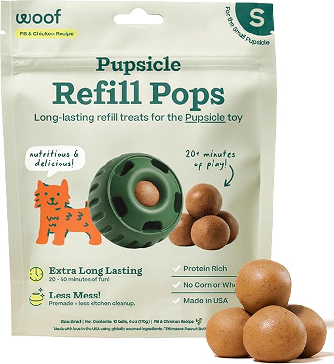 Woof pupsicle refill pops - small