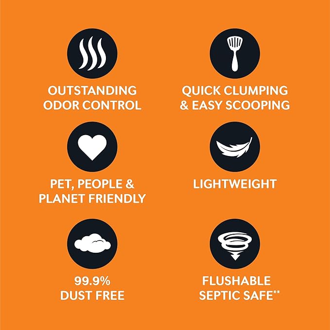 Worlds best cat litter low tracking and dust control 8lb