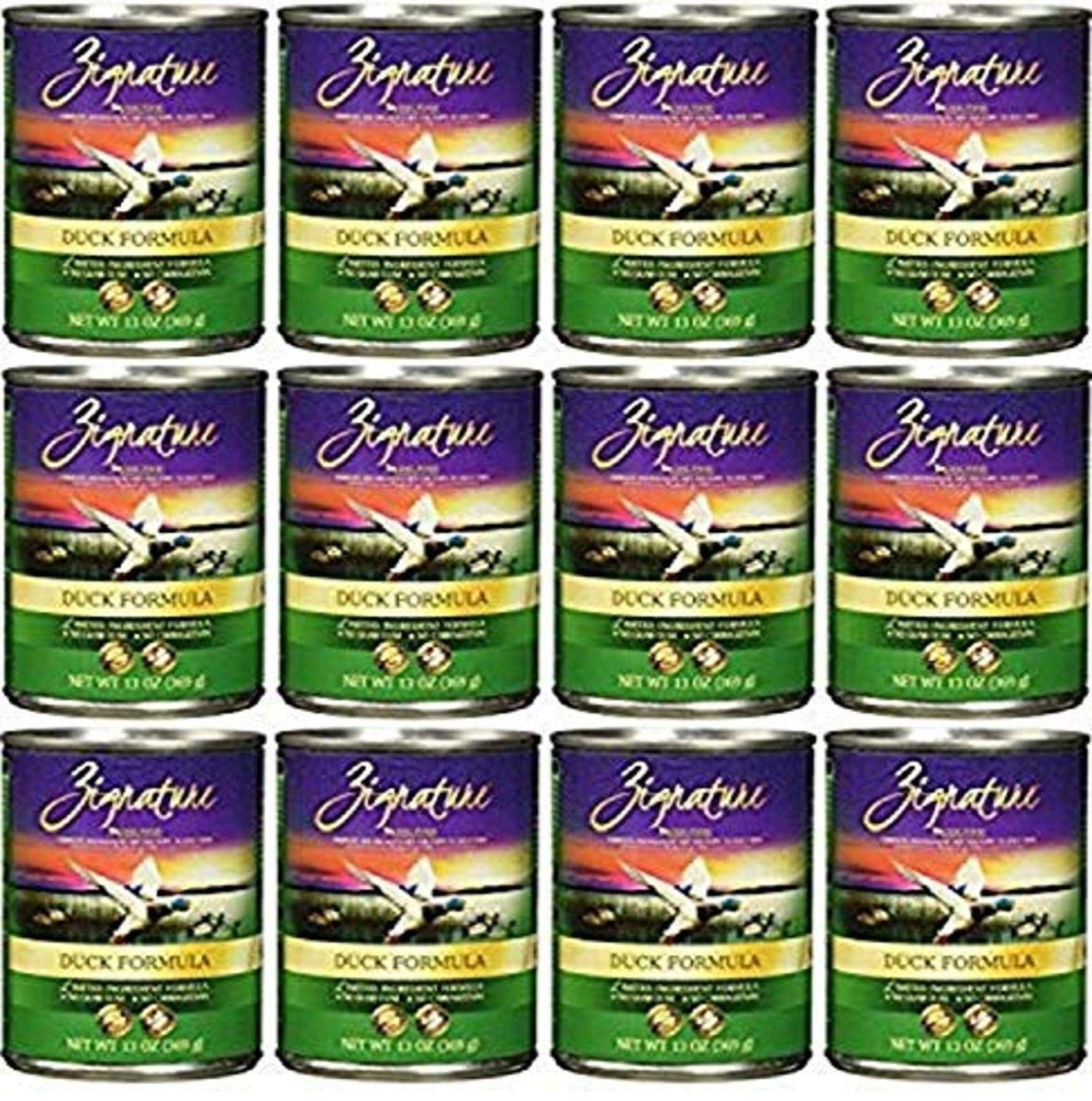 Zignature Duck Formula Wet Dog Food 13oz