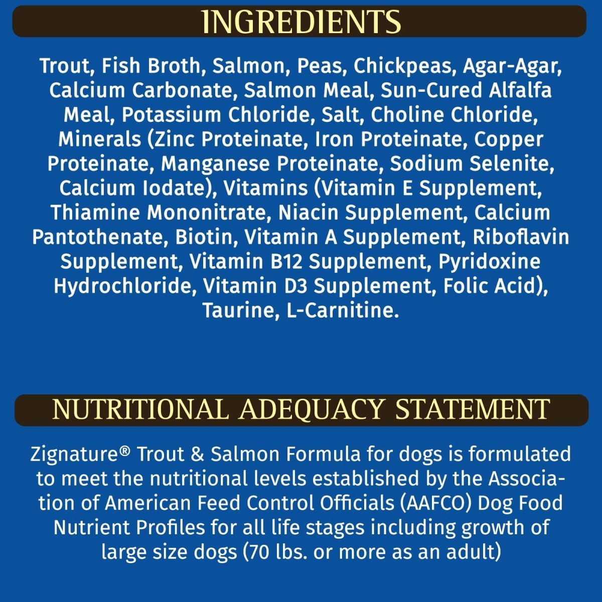 Zignature Trout And Salmon Canned Dog Food 13oz