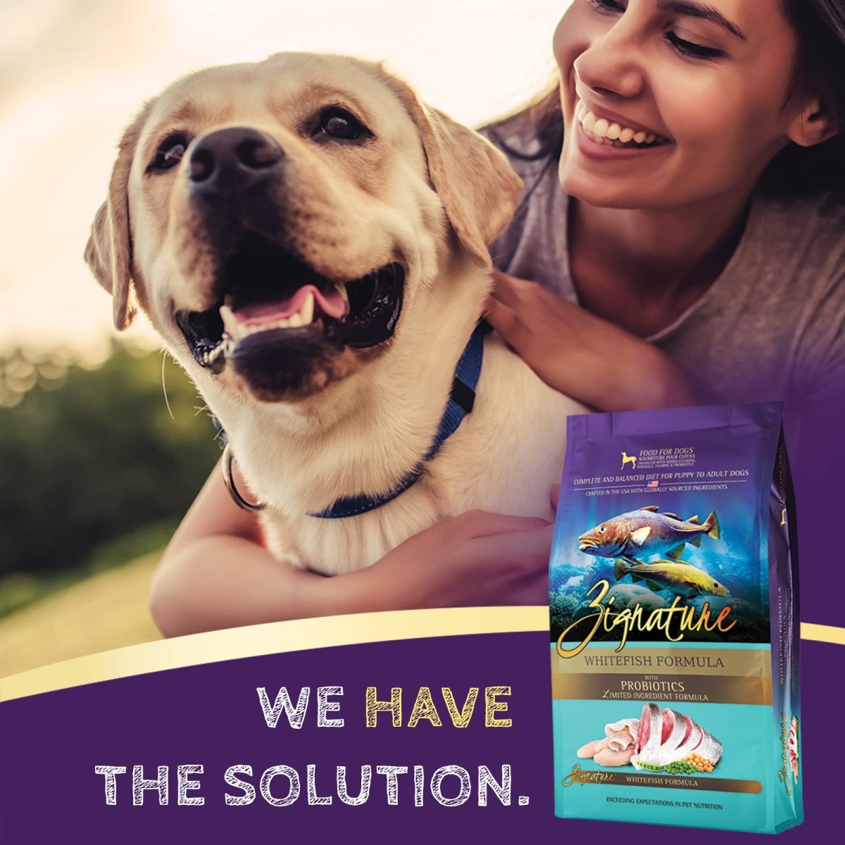 Zignature Whitefish Limited Ingredient Formula Dry Dog Food 25lb