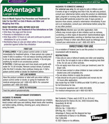2 pack flea protection advantage large cat
