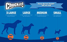 Chuckit! High-Bounce Rubber Fetch Ball, Medium (2.5 Inch), Pack of 1, Assorted Colors, For Medium Breeds