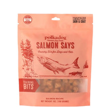 Polkadog Salmon Says Training Bits - Omega-3 Rich, Low Fat Healthy Dog Treat - Digestible, Vitamin & Mineral Packed Dog Snacks - Crunchy 3-Ingredient Treat, Ideal for Dogs with Allergies - 7oz