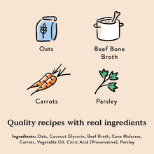 Bocce's Bakery Oven Baked Bone Broth Treats for Dogs, Wheat-Free Everyday Dog Treats, Made with Real Ingredients, Baked in The USA, All-Natural Biscuits, Beef Bone Broth, Carrots, & Parsley, 5 oz
