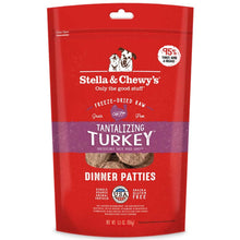 Stella & Chewy's Freeze Dried Raw Dinner Patties – Grain Free Dog Food, Protein Rich Tantalizing Turkey Recipe – 5.5 oz Bag