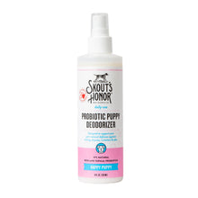 SKOUT'S HONOR Pet Deodorizer Spray- Hydrating Daily-Use with Avocado Oil & Omega-3s, Paraben & Sulfate-Free, 97% Natural, 8oz, Happy Puppy