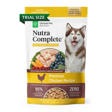 ULTIMATE PET NUTRITION Nutra Complete Freeze Dried Raw Dog Food, Veterinarian Formulated with Antioxidants, Prebiotics & Amino Acids (5 Ounce, Chicken)