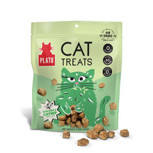 PLATO Pet Treats Air-Dried Cat Treats Chicken with Catnip Recipe, Grain Free, All Natural, Made in The USA, 2.5oz
