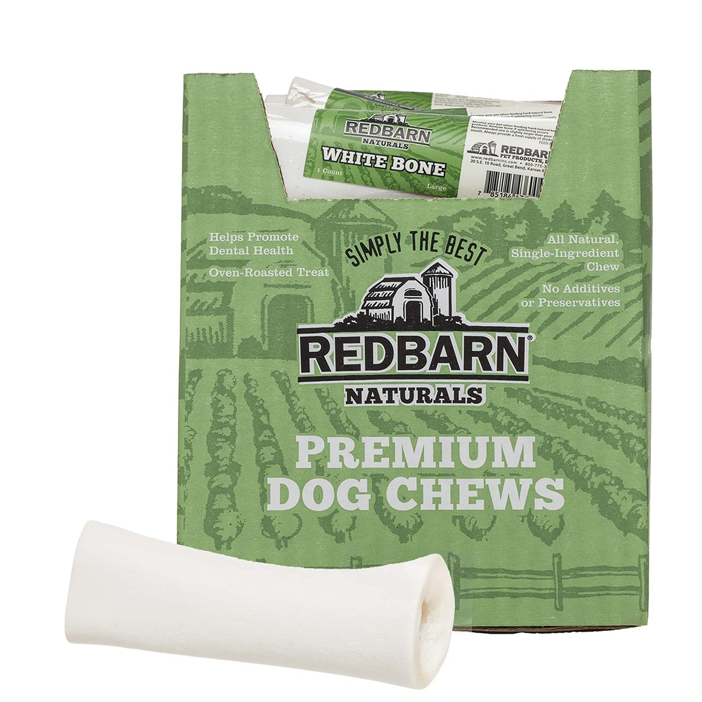 Redbarn White Bone for Dogs, Large 1-Count